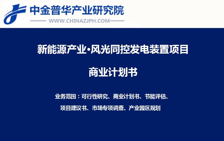 風光同控發電裝置項目商業計劃書