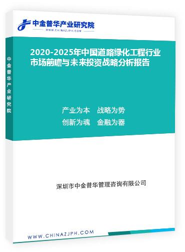 2020-2025年中國道路綠化工程行業(yè)市場(chǎng)前瞻與未來投資戰(zhàn)略分析報(bào)告
