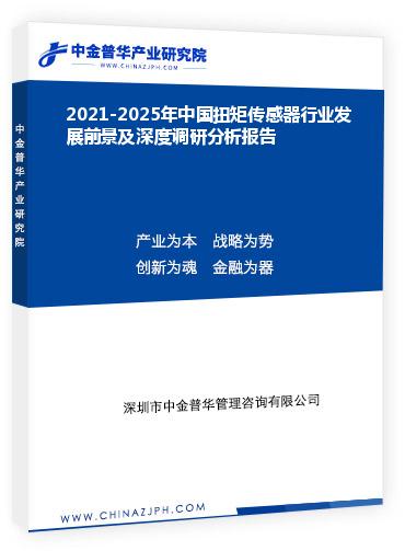 2021-2025年中國扭矩傳感器行業(yè)發(fā)展前景及深度調研分析報告